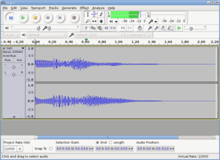 Audacity 2.0 running on Debian Wheezy