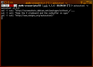 Keep the X clipboard and the cutbuffer in sync
