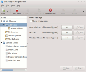 desktop automation utility - GTK+ version