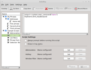desktop automation utility - Qt version