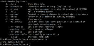 Avahi mDNS/DNS-SD daemon