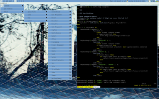 highly configurable X window manager