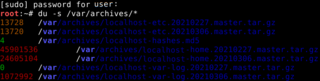 command-line backup tool