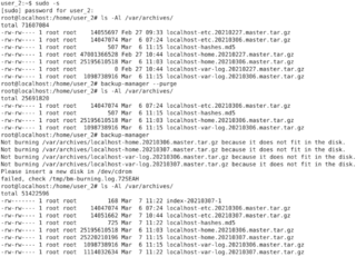 command-line backup tool