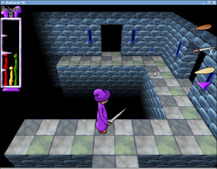 dungeon adventure game with multiplayer support - 3D version