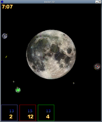 A 2D shooter in zero gravity