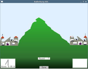 Classical castle combat game