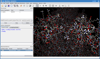 BALLView displaying 1tau.pdb