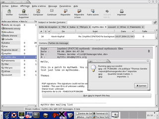 Automatic GPG key import 