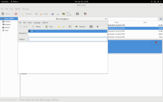 Panel to write a new message from version 2.5.3