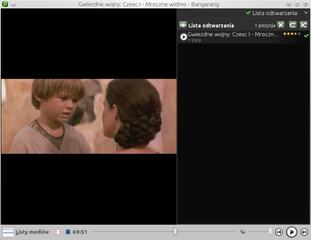 Multimedia player with a lightweight interface for KDE