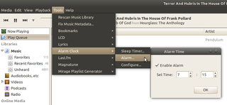 Alarm extension for Banshee