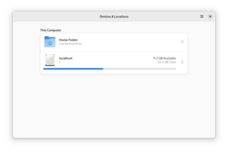 GNOME disk usage analyzer