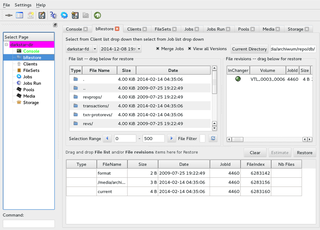 Backup Archiving Recovery Open Sourced - Bareos Admin Tool (BAT)