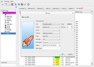 Backup Archiving Recovery Open Sourced - Bareos Admin Tool (BAT)