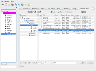 Backup Archiving Recovery Open Sourced - Bareos Admin Tool (BAT)