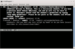 A curses-based tty Jabber, IRC, AIM  and Zephyr client