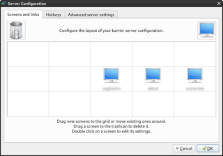 Share mouse, keyboard and clipboard over the network