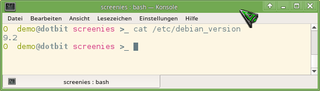 cat /etc/debian_version yields : "9.2" , meaning version codename "stretch"