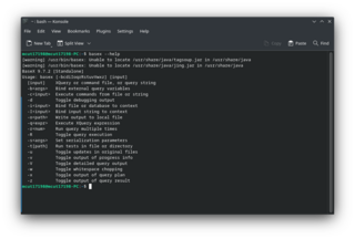 XML database and XPath/XQuery processor