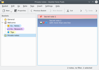 multi-purpose note-taking application