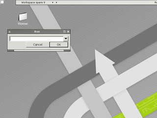 tool for the blackbox/fluxbox window managers that runs commands