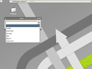 tool for the blackbox/fluxbox window managers that runs commands