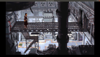 classic 2D point and click science fiction adventure game