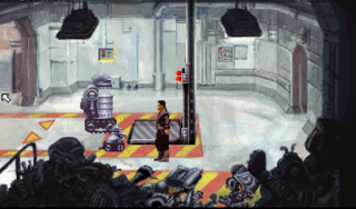 classic 2D point and click science fiction adventure game