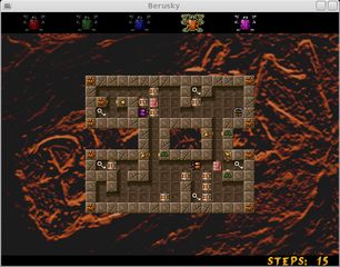 Logic game based on Sokoban