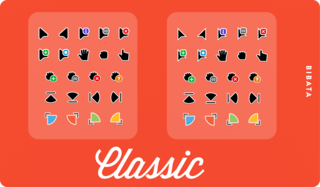 Bibata is open source, compact, and material designed cursor set