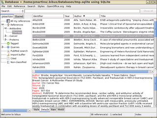 bibliographic database
