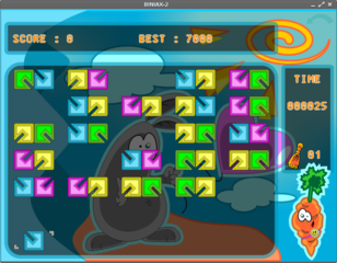 logic game with arcade and tactics modes