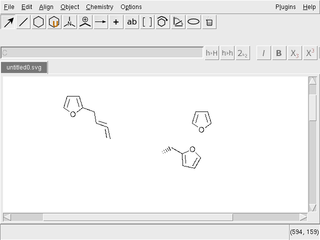 Chemical structures editor