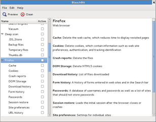 delete unnecessary files from the system