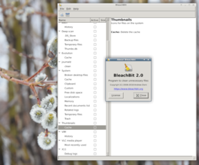 delete unnecessary files from the system