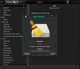 delete unnecessary files from the system