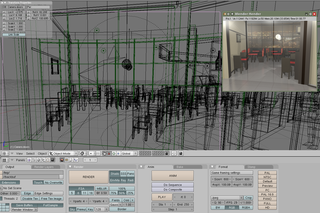 interior + prerender