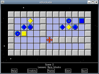 A sliding block game