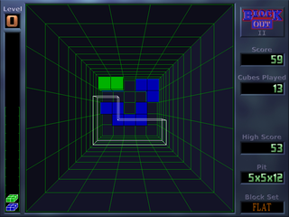 Tetris like game (3D-tetris)