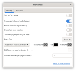 Simple, focused eBook Reader