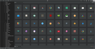 Default Plasma icon theme