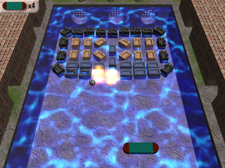 fast paced 3d Breakout game
