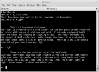 collection of classic textual unix games