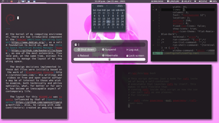 Floating windows in bspwm.