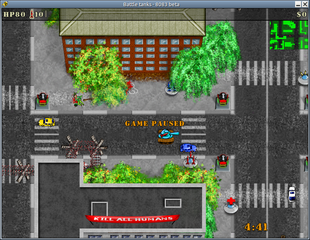 fast 2D tank arcade game with multiplayer and split-screen modes