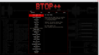 Modern and colorful command line resource monitor that shows usage and stats