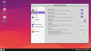 Desktop Icons for the Budgie-Desktop