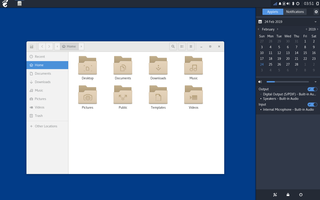 Budgie desktop environment on a fresh install of Debian