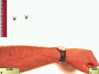 Bugs are trying to suck blood out of your arm!